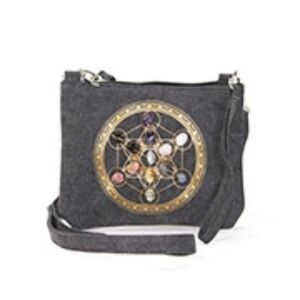 Sacred Geometry Crystal Grid Depression Cross Body